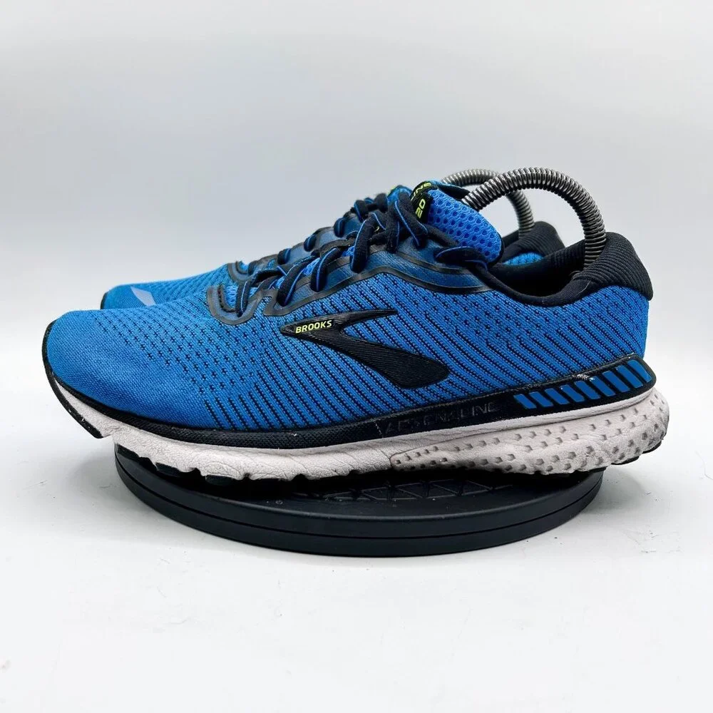 Brooks Mens Adrenaline GTS 20 1103071D492 Blue Running Shoes Sneakers Size 8 D